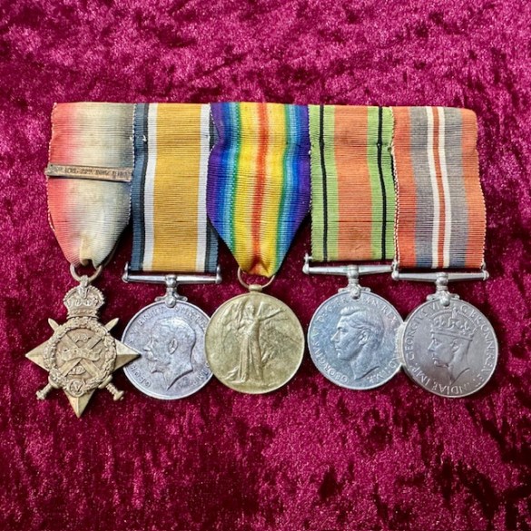 WW1 Mons Star Medal Grouping 1